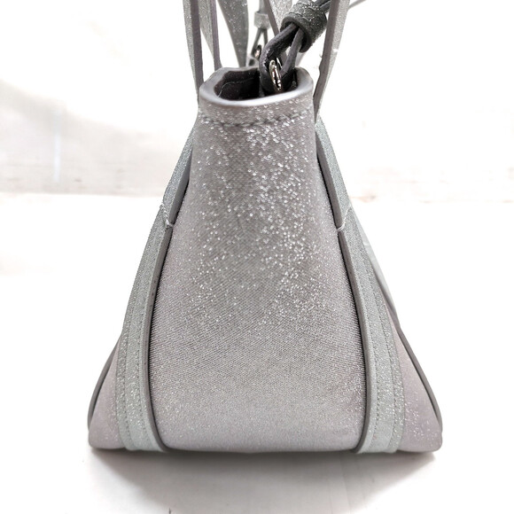 Balenciaga Hand Bag Silver Nylon #158225B57B - Picture 4 of 15